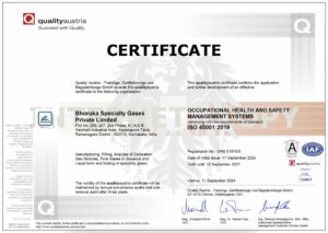 Occupational Health & Safety Management Systems ISO 45001:2018