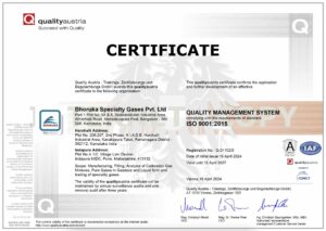 Quality Management System ISO 9001:2015